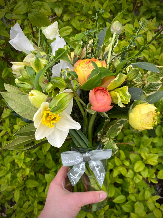 British seasonal flowers including Norfolk-grown ranunculus