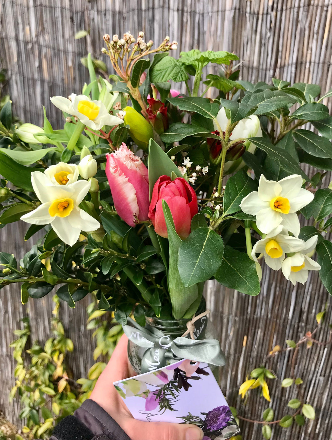 British grown tulips and Spring flower in this MeadowSweet Mother's Day po