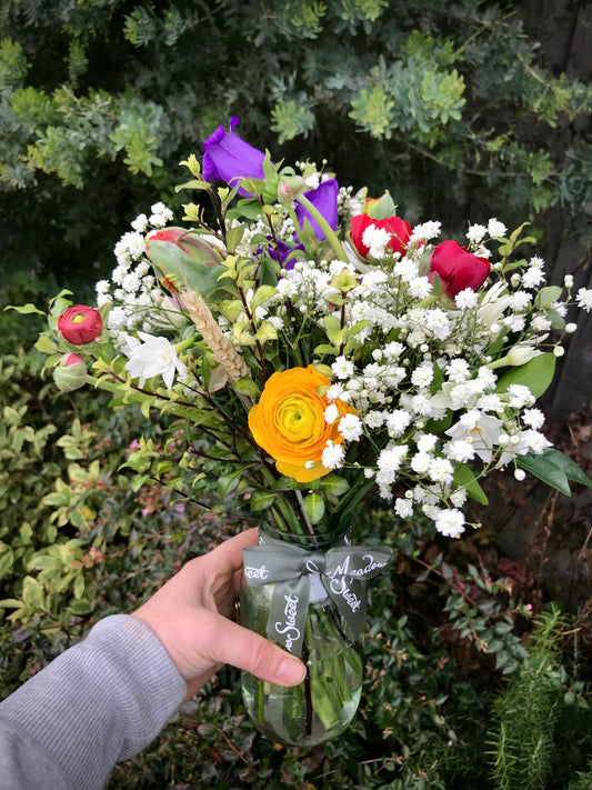 British-grown flowers and foliage in our MeadowSweet flower subscription