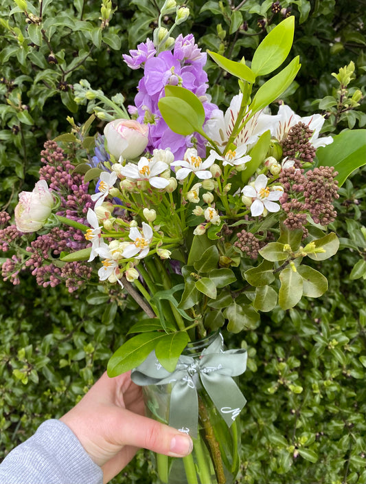 British early summer flowers in our flower subscription posies