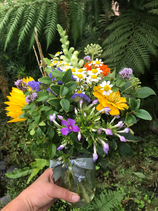 Early Autumn British seasonal flower posy from MeadowSweet