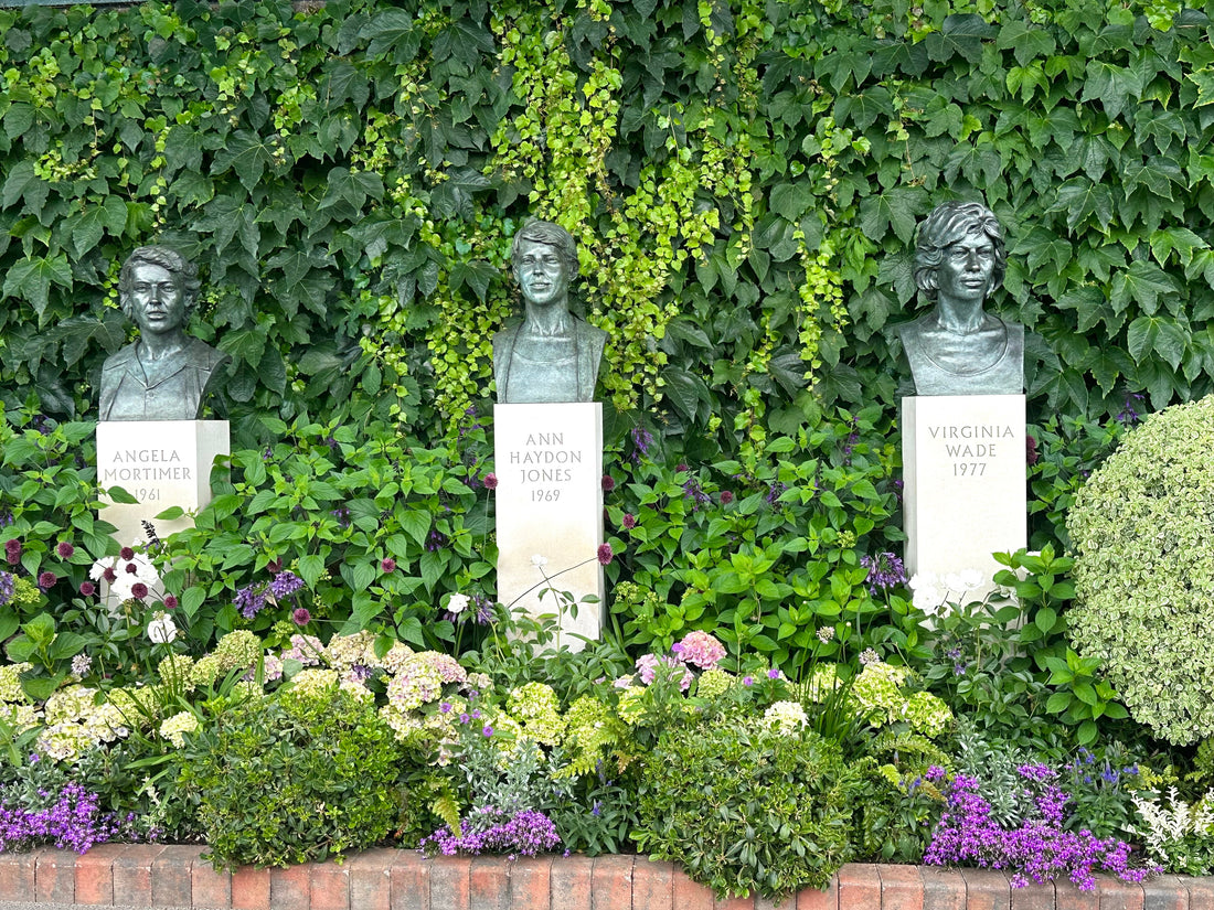 Wimbledon flowers and green walls 2026