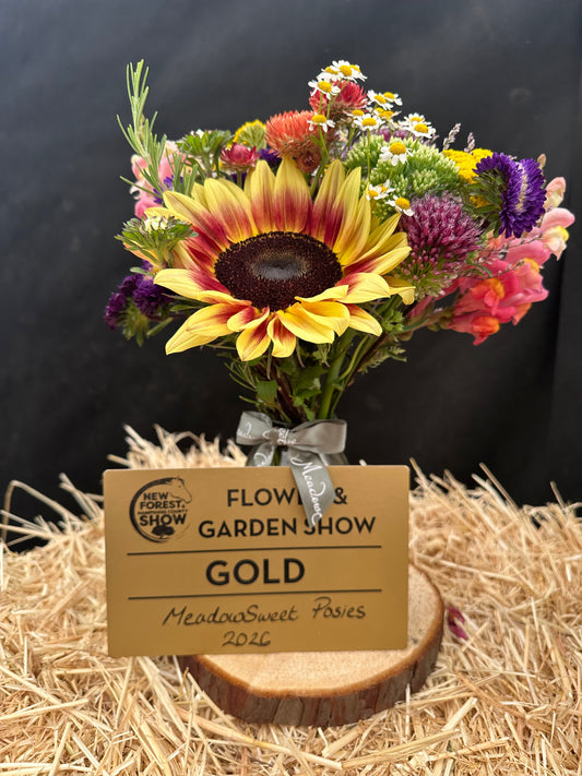 MeadowSweet Posies wins Gold at the New Forest and Hampshire County Show 2026