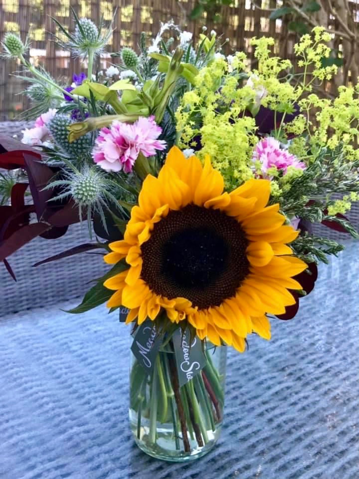 British sunflowers and homegrown blooms