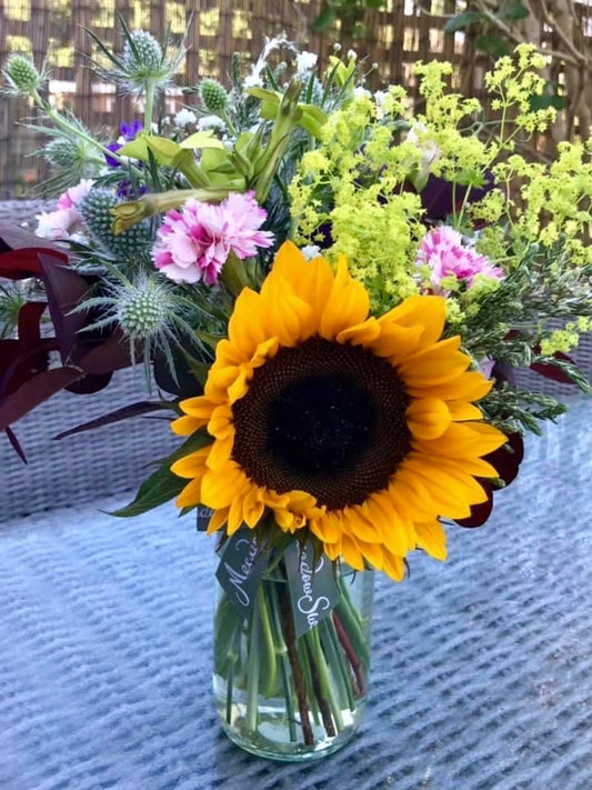 British sunflowers and homegrown blooms