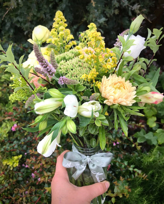 Beautiful homegrown flowers for our weekly British flower subscription service