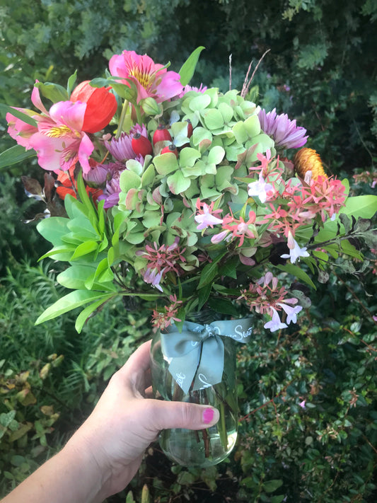 Autumnal British flower posy from MeadowSweet